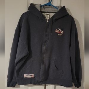Disney Mickey Mouse Zip Up Large Hoodie